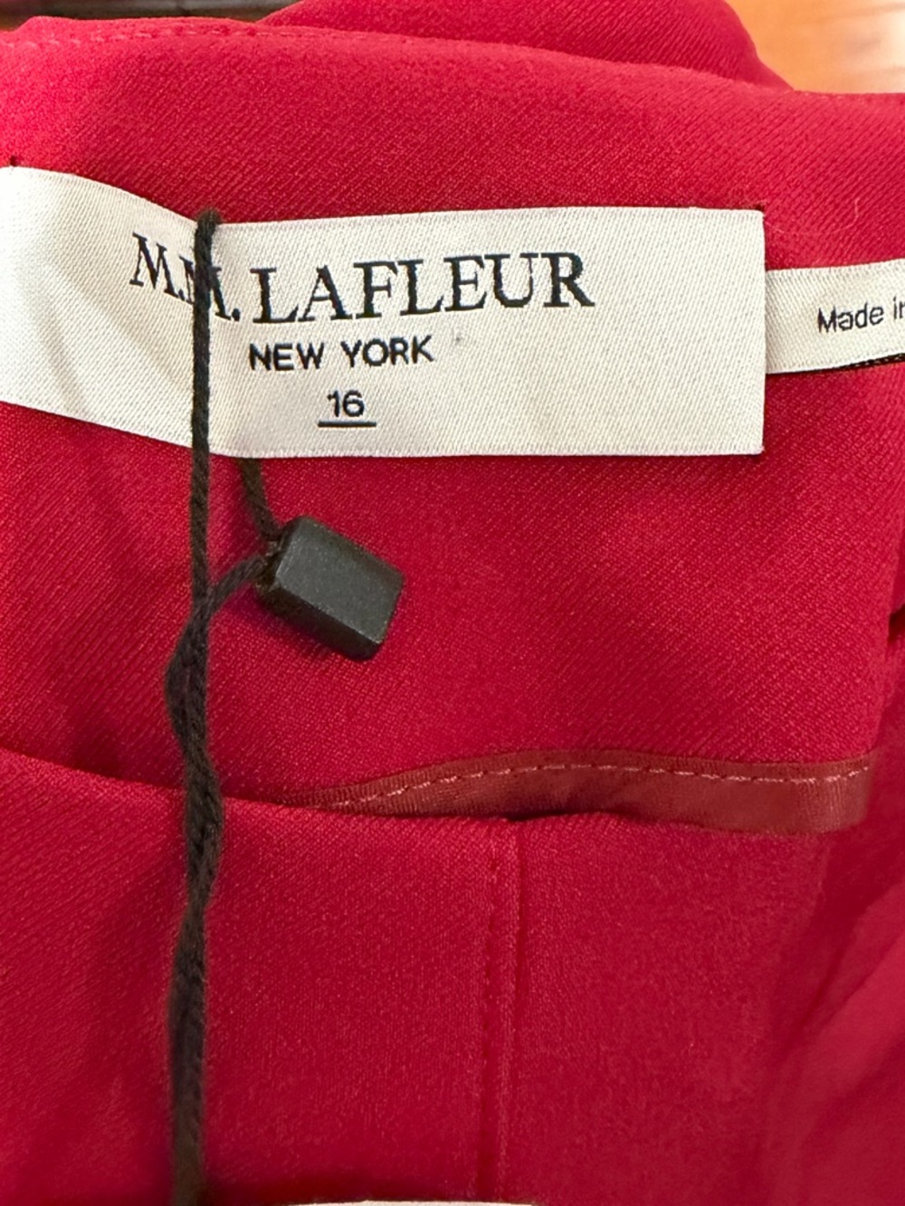 NWT MM Lafleur Rhubarb WonderTex 3/4 Length Sleeve Estuko Dress 3.0 Sz. 16 - Picture 6 of 7